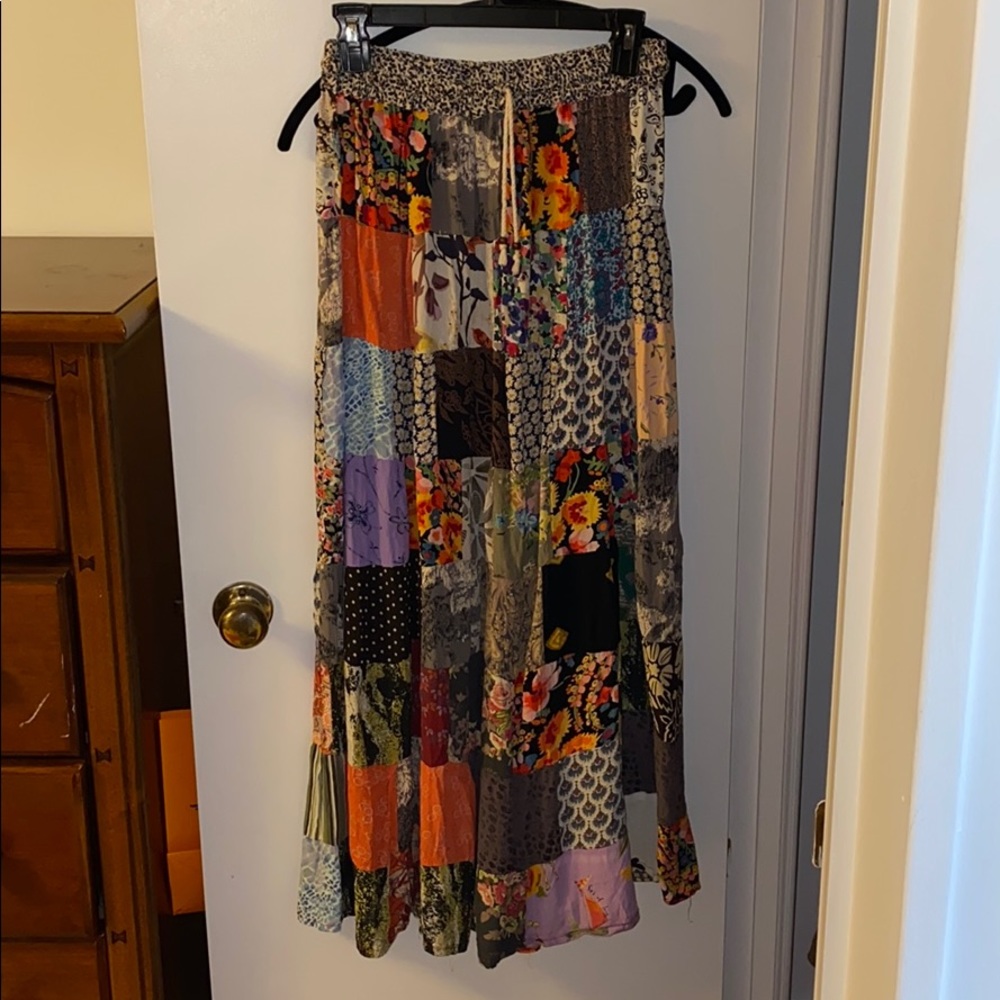Multi patch print Skirt